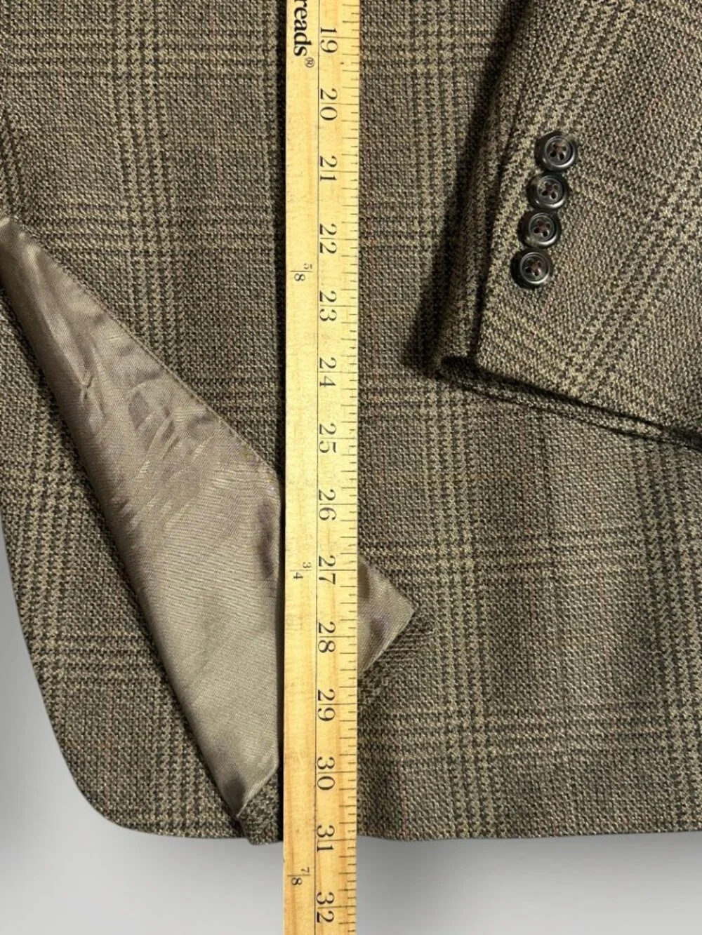 HART SHAFFNER MARX Vintage Mens Blazer Sport Coat 2 Button Suit Jacket Wool 42R